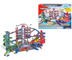 Žaislinis garažas Majorette Super City su 6 automobiliais