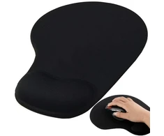 Pelės kilimėlis su geliniu riešo atrama ir memory foam įdėklu H-02