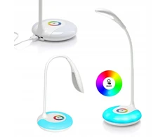 Stalinė LED lempa su 256 RGB spalvomis, 3 ryškumo lygiais ir akumuliatoriumi