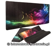 Pelės kilimėlis žaidimams „Kosmosas“ XXL 90x40 cm, neslystantis pagrindas