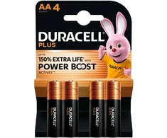 Duracell PLUS Power Boost LR6 AA elementai MN1500, 4 vnt.