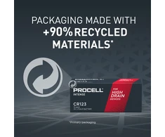 Duracell Procell Intense CR123 3V 1600mAh elementas, 10 vnt.