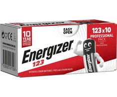 Energizer Lithium CR123 3V 1500mAh elementas EL123AP, 10 vnt.