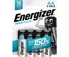 Energizer Max Plus LR6 AA elementai, 4 vnt.