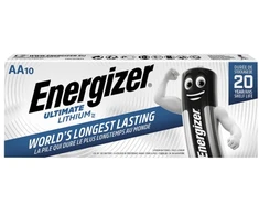 Energizer Ultimate Lithium AA 1,5V 3500mAh elementai L91, 10 vnt.
