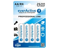 everActive Professional Ready to Use 2600mAh AA akumuliatorius, 4 vnt.