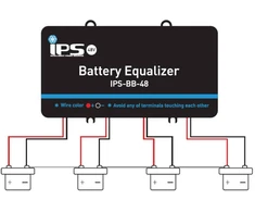 IPS 4 x 2,4V / 3,6V / 6V / 9V / 12V akumuliatorių 10A balansuoklis