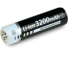 Mactronic 3,7V 3200mAh 18650 akumuliatorius su PCB