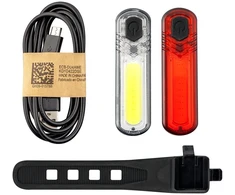 Mactronic 60+18lm USB įkraunamų dviračio žibintų komplektas DuoSlim