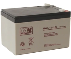 Mw Power MWPower MWL 12V 12Ah AGM akumuliatorius, 10-12 metų
