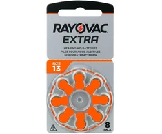 Rayovac Extra elementai klausos aparatams PR48 13, 8 vnt.