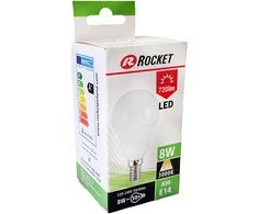 Rocket 8W E14 720lm 3000K A+ LED lemputė, 1 vnt.