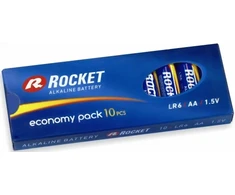 Rocket Alkaline AA LR6 elementas, 10 vnt.