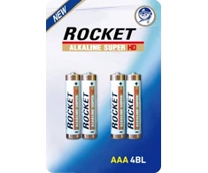 Rocket Alkaline HD AAA elementas, 4 vnt.