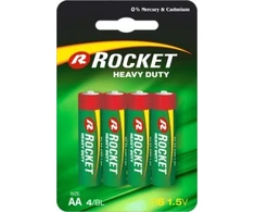 Rocket Heavy Duty AA elementas, 4 vnt.