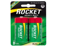 Rocket Heavy Duty D elementas, 2 vnt.