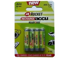 Rocket Ready2Use 850mAh AAA akumuliatorius, 4 vnt.