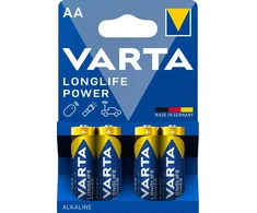 Varta Longlife Power AA elementas, 4 vnt.