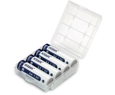 Xtar 1,5V 2200mAh AA įkraunamas elementas, 4 vnt. + dėklas