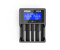 Xtar universalus 4 x Li-ion ir Ni-MH akumuliatorių įkroviklis su LCD ekranu VC4