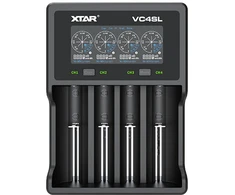 Xtar universalus 4 x Ni-MH ir 3.6/3.7V Li-ion akumuliatorių įkroviklis su LCD ekranu VC4SL