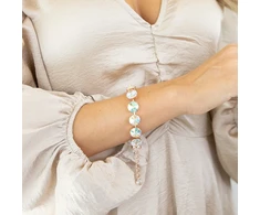 Diamond Sky Jewelry Apyrankė moterims DiamondSky „Vortex“ su Preciosa® kristalais