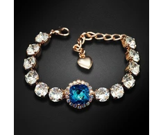Diamond Sky Jewelry Apyrankė moterims DiamondSky „Akinantis Spindesys III“ su Swarovski kristalais