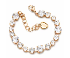 Diamond Sky Jewelry Apyrankė moterims DiamondSky „Klasika II“ su Swarovski karoliukais