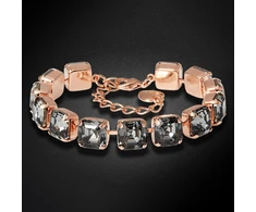 Diamond Sky Jewelry Apyrankė moterims DiamondSky „Imperial (Sidabrinis Night)“ su Swarovski karoliukais