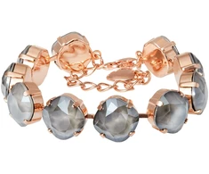 Diamond Sky Jewelry Apyrankė moterims DiamondSky „Glare IV (Dark Pilkas)“ su Swarovski karoliukais