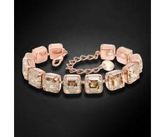 Diamond Sky Jewelry Apyrankė moterims DiamondSky „Imperial (Golden Shadow)“ su Swarovski kristalais