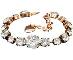 Diamond Sky Jewelry Apyrankė moterims DiamondSky „Akinantis Spindesys II“ su Swarovski kristalais