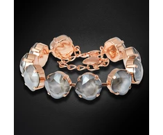 Diamond Sky Jewelry Apyrankė moterims DiamondSky „Glare IV (Dark Pilkas)“ su Swarovski karoliukais