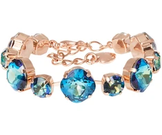 Diamond Sky Jewelry Apyrankė moterims DiamondSky „Akinantis Spindesys (Bermuda Mėlyna)“ su Preciosa kristalais