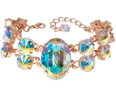 Diamond Sky Jewelry Apyrankė moterims DiamondSky „Akrus (Aurora Borealis)“ su Swarovski kristalais