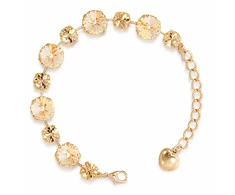 Diamond Sky Jewelry Apyrankė moterims DiamondSky „Vortex II (Light Peach)“ su Preciosa kristalais