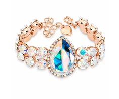 Diamond Sky Jewelry Apyrankė moterims DiamondSky „Celestial Drop II (Aurora Borealis)“ su Swarovski karoliukais