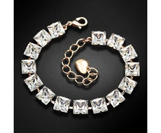 Diamond Sky Jewelry Apyrankė moterims DiamondSky „Princess“ su Swarovski kristalais