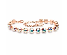 Diamond Sky Jewelry Apyrankė moterims DiamondSky „Classic III (Aurora Borealis)“ su Swarovski kristalais