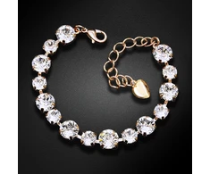 Diamond Sky Jewelry Apyrankė moterims DiamondSky „Klasika IV“ su Swarovski kristalais