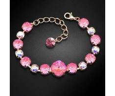 Diamond Sky Jewelry Apyrankė moterims DiamondSky „Akinantis Spindesys II“ su Swarovski kristalais