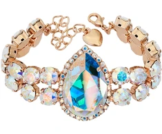 Diamond Sky Jewelry Apyrankė moterims DiamondSky „Celestial Drop II (Aurora Borealis)“ su Swarovski karoliukais