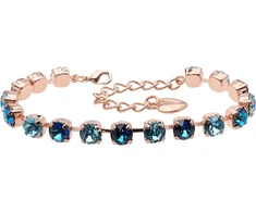 Diamond Sky Jewelry Apyrankė moterims DiamondSky „Klasika III (Bermuda Mėlyna / Aquamarine)“ su Swarovski kristalais