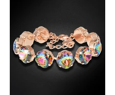 Diamond Sky Jewelry Apyrankė moterims DiamondSky „Akinantis Spindesys IV“ su Swarovski karoliukais