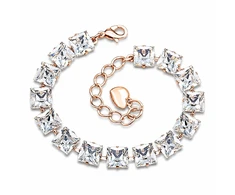 Diamond Sky Jewelry Apyrankė moterims DiamondSky „Princess“ su Swarovski kristalais