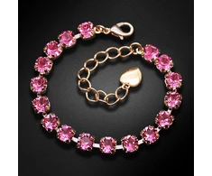 Diamond Sky Jewelry Apyrankė moterims DiamondSky „Classic III (Rose)“ su Swarovski kristalais
