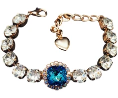 Diamond Sky Jewelry Apyrankė moterims DiamondSky „Akinantis Spindesys III“ su Swarovski kristalais