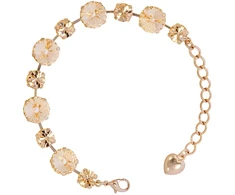 Diamond Sky Jewelry Apyrankė moterims DiamondSky „Vortex II (Light Peach)“ su Preciosa kristalais