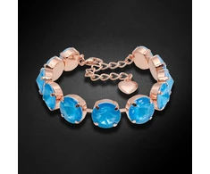 Diamond Sky Jewelry Apyrankė moterims DiamondSky „Vortex (Electric Mėlyna Ignite)“ su Swarovski kristalais