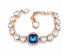 Diamond Sky Jewelry Apyrankė moterims DiamondSky „Akinantis Spindesys III“ su Swarovski kristalais
